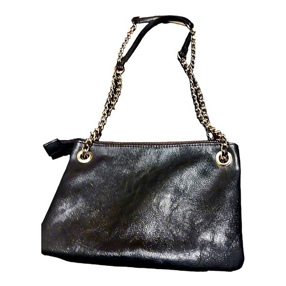 BLACK SHOULDER STRAP HANDBAG - Picture 4 of 6